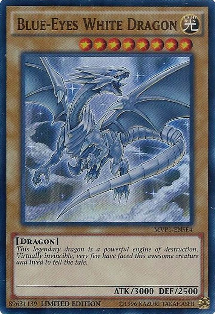 Blue-Eyes White Dragon (V.4 - Ultra Rare)