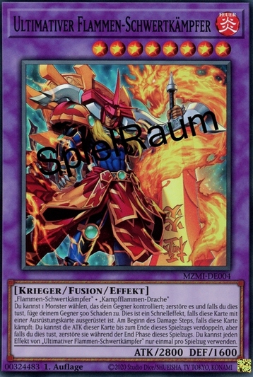 Ultimate Flame Swordsman (V.1 - Super Rare)