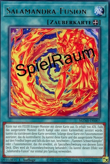 Salamandra Fusion Single: Yu-Gi-Oh! Maze of Millennia Einzelkarte