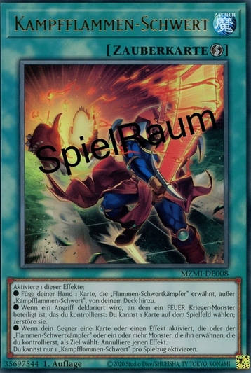 Fighting Flame Sword