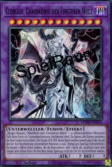 Clorless, Chaos King of Dark World