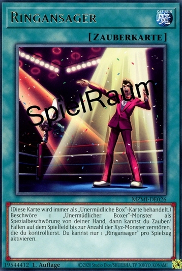 Ring Announcer