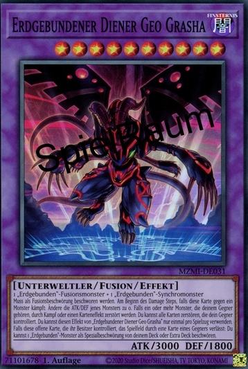 Earthbound Servant Geo Grasha (V.1 - Super Rare)