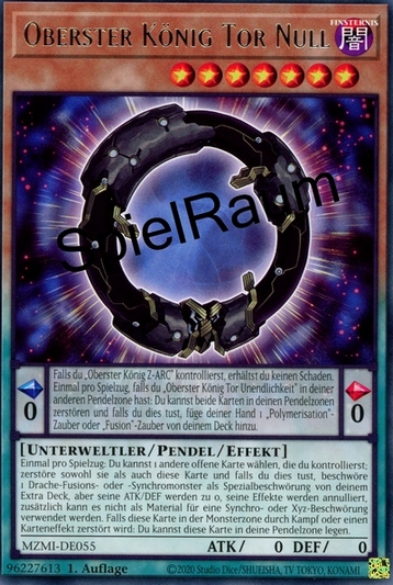 Supreme King Gate Zero Single: Yu-Gi-Oh! Maze of Millennia Einzelkarte