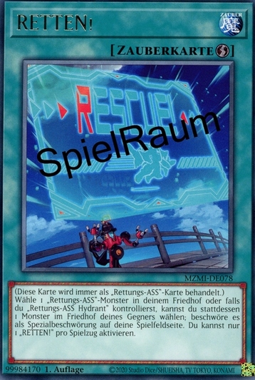 RESCUE! Single: Yu-Gi-Oh! Maze of Millennia Einzelkarte