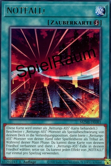 EMERGENCY! Single: Yu-Gi-Oh! Maze of Millennia Einzelkarte