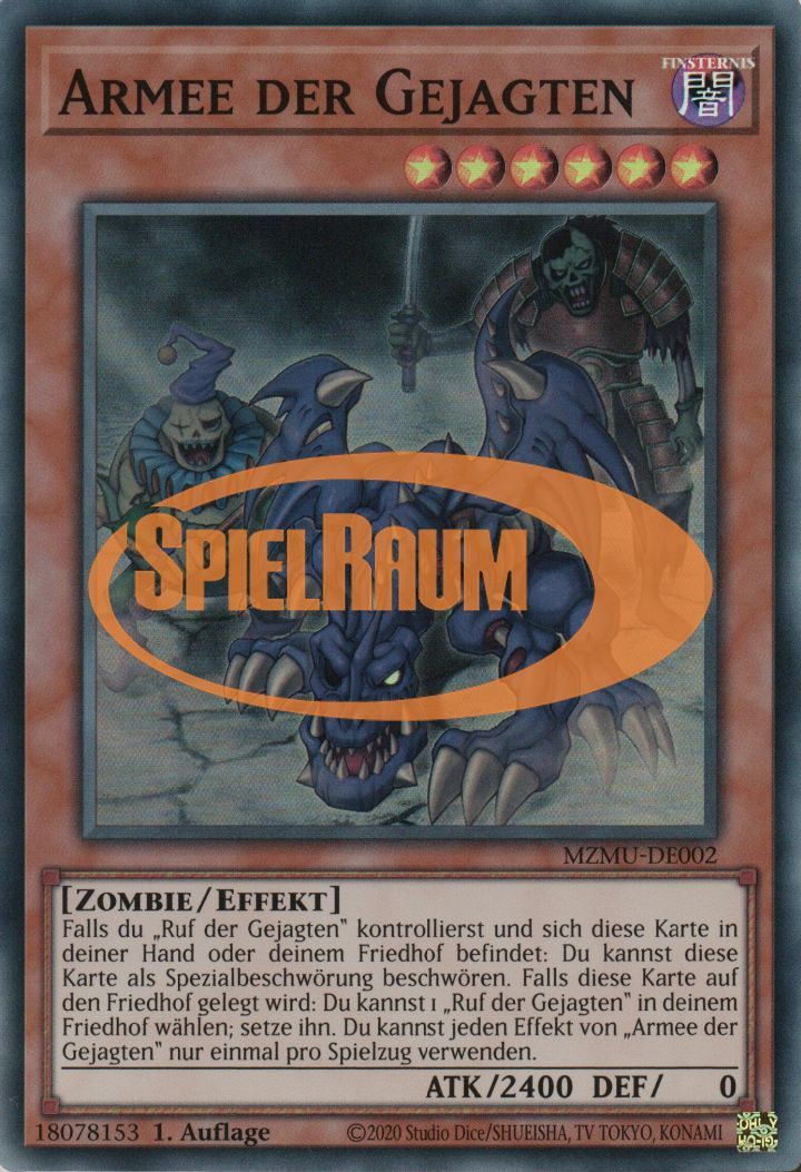 Army of the Haunted Single: Yu-Gi-Oh! Maze of Muertos Einzelkarte