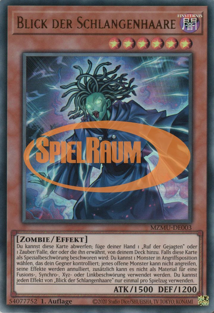 Stare of the Snake Hair Single: Yu-Gi-Oh! Maze of Muertos Einzelkarte