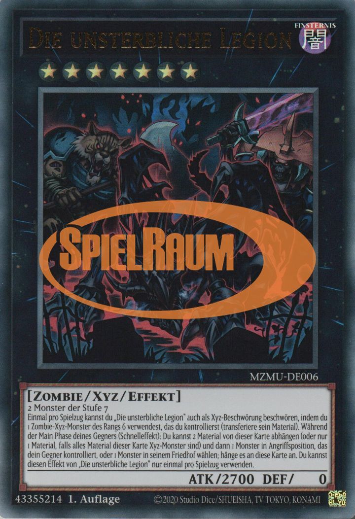 The Undying Legion (V.1 - Ultra Rare) Single: Yu-Gi-Oh! Maze of Muertos Einzelkarte