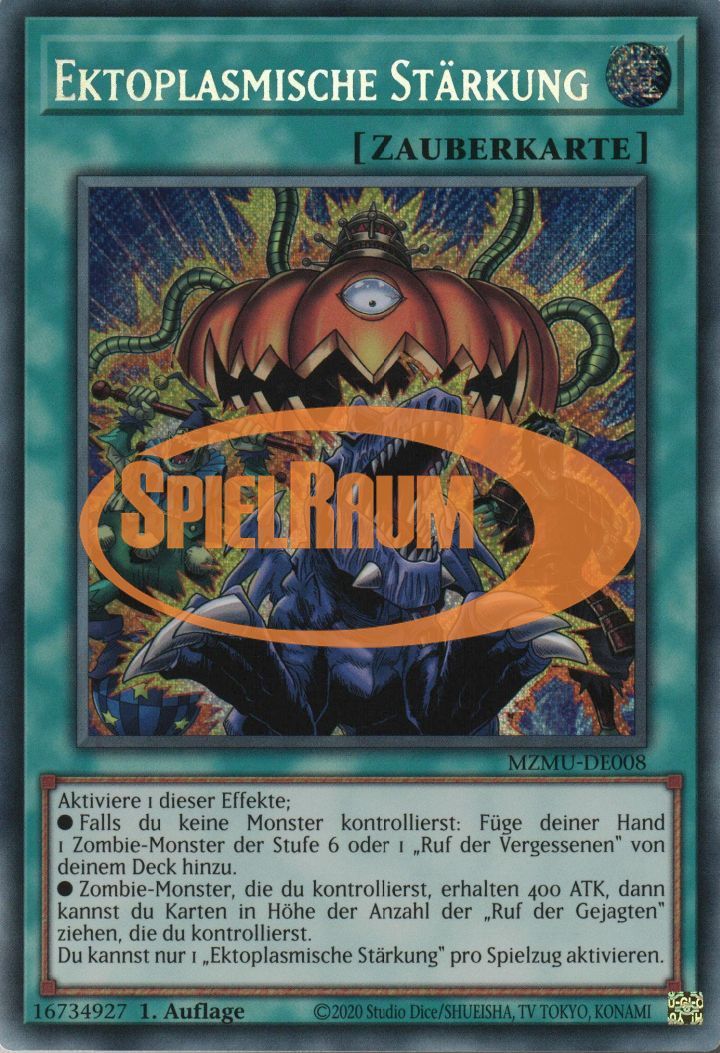Ectoplasmic Fortification (V.1 - Secret Rare) Single: Yu-Gi-Oh! Maze of Muertos Einzelkarte
