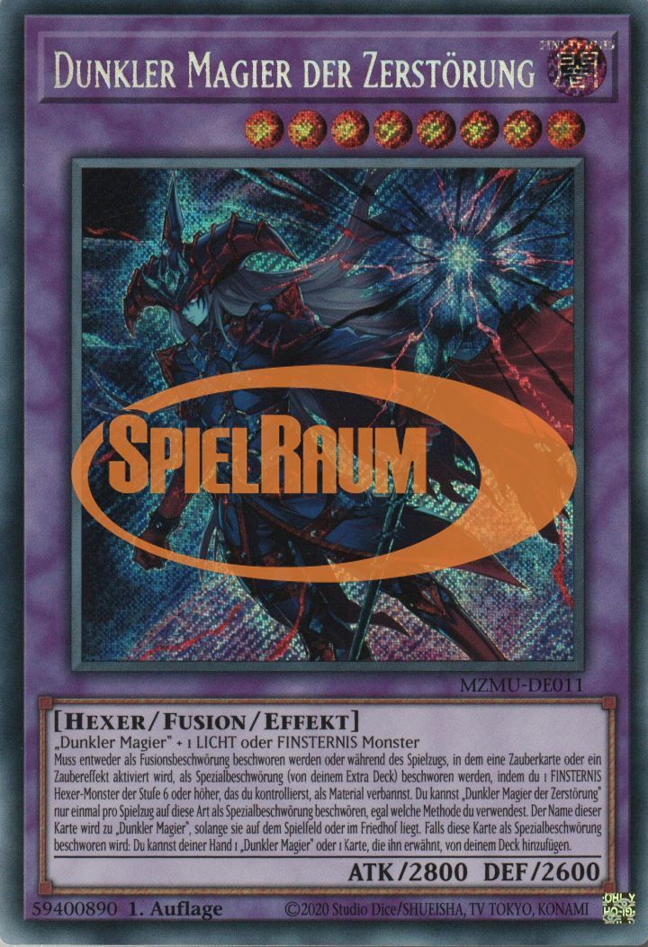Dark Magician of Destruction (V.1 - Secret Rare) Single: Yu-Gi-Oh! Maze of Muertos Einzelkarte