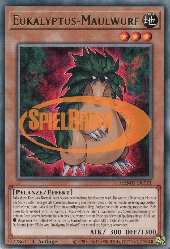 Eucalyptus Mole Single: Yu-Gi-Oh! Maze of Muertos Einzelkarte