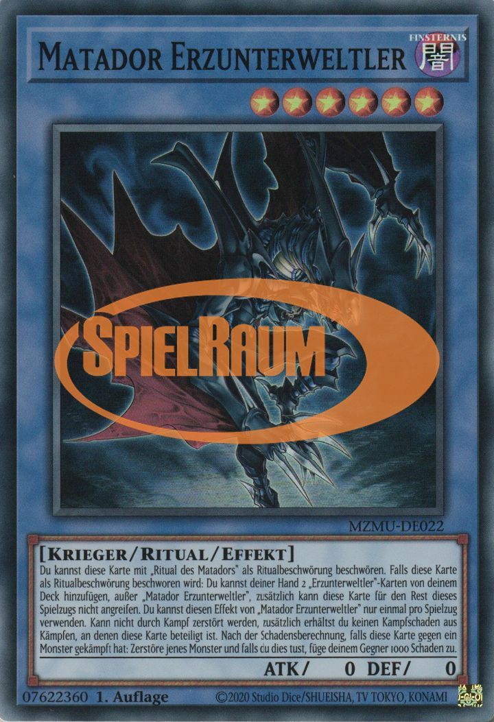Matador Archfiend Single: Yu-Gi-Oh! Maze of Muertos Einzelkarte
