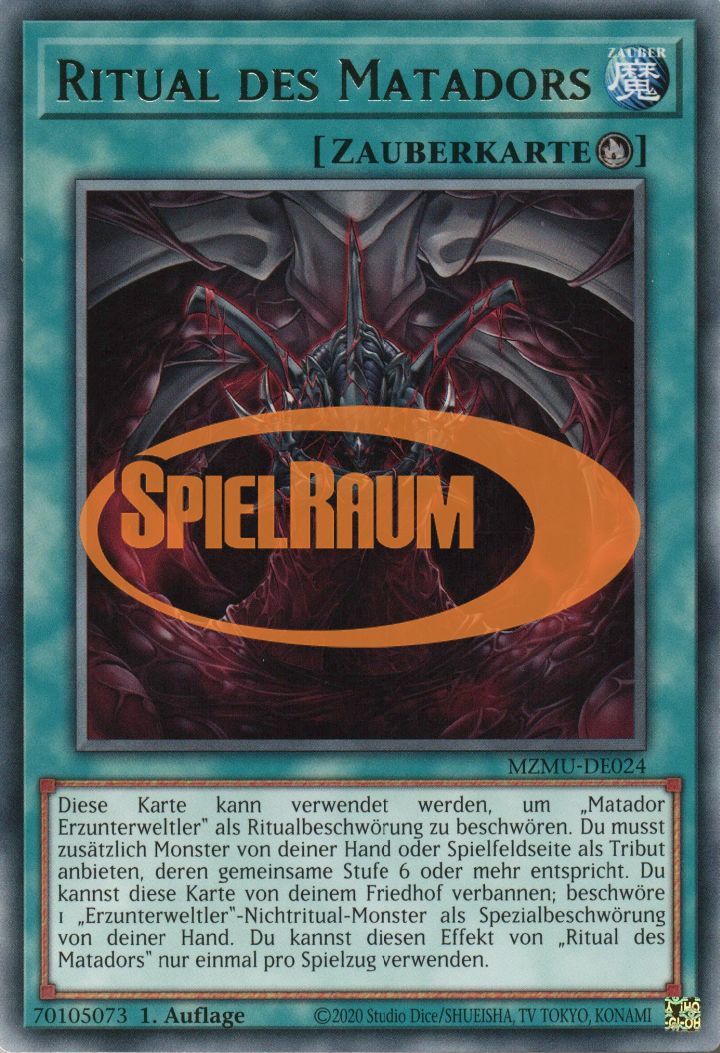 Ritual of the Matador Single: Yu-Gi-Oh! Maze of Muertos Einzelkarte