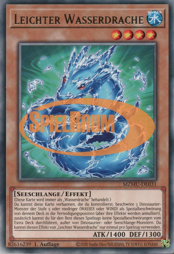 Light Water Dragon Single: Yu-Gi-Oh! Maze of Muertos Einzelkarte
