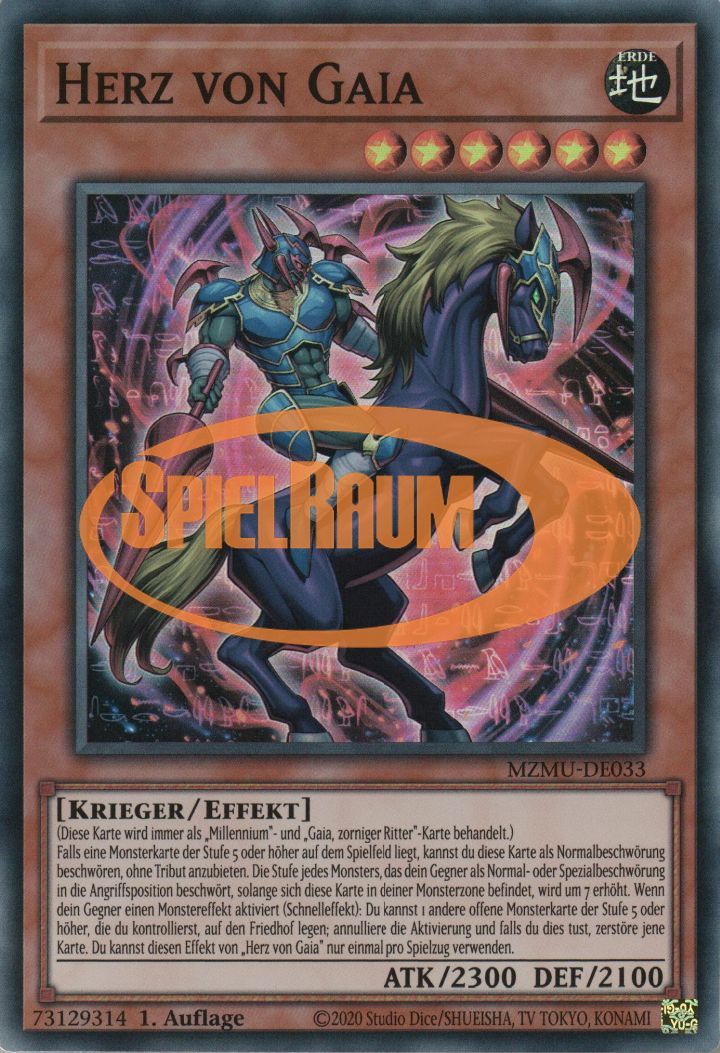 Heart of Gaia Single: Yu-Gi-Oh! Maze of Muertos Einzelkarte