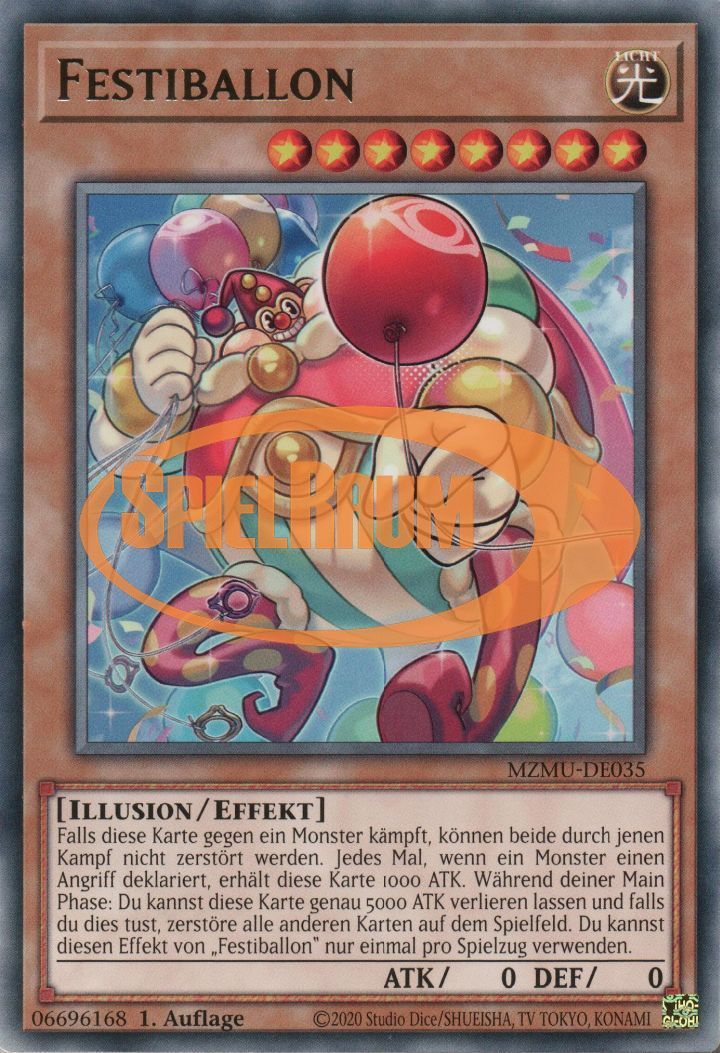 Festiballoon Single: Yu-Gi-Oh! Maze of Muertos Einzelkarte
