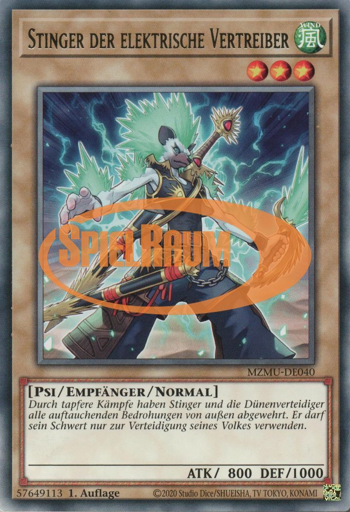 Stinger the Electric Expeller Single: Yu-Gi-Oh! Maze of Muertos Einzelkarte