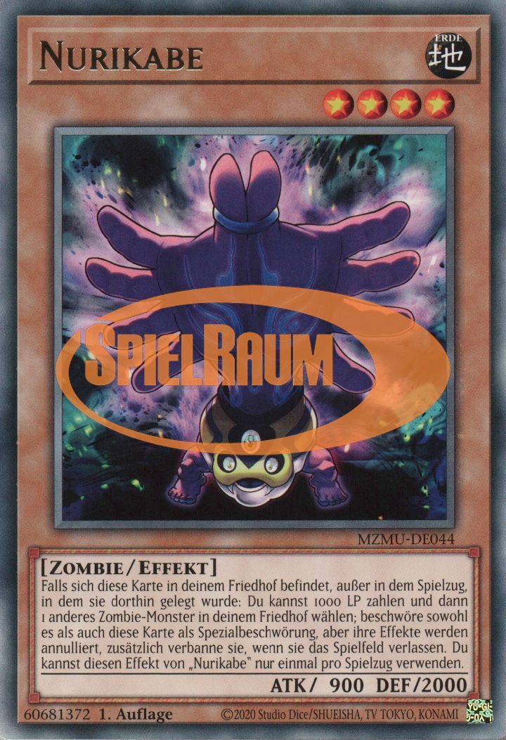 Nurikabe Single: Yu-Gi-Oh! Maze of Muertos Einzelkarte