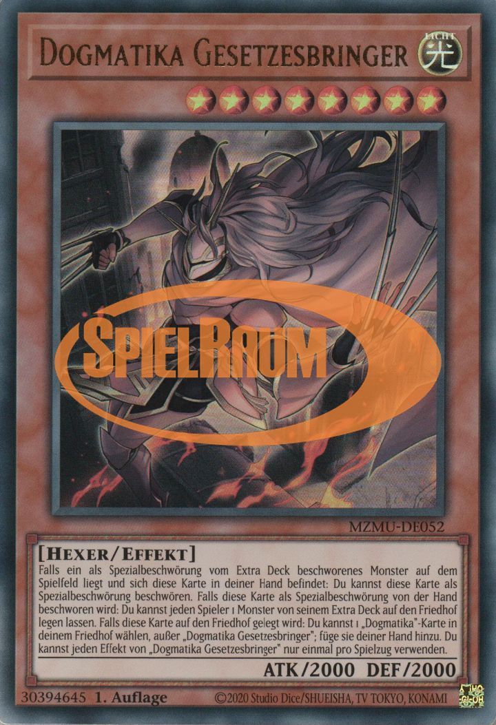 Dogmatika Lawbringer Single: Yu-Gi-Oh! Maze of Muertos Einzelkarte