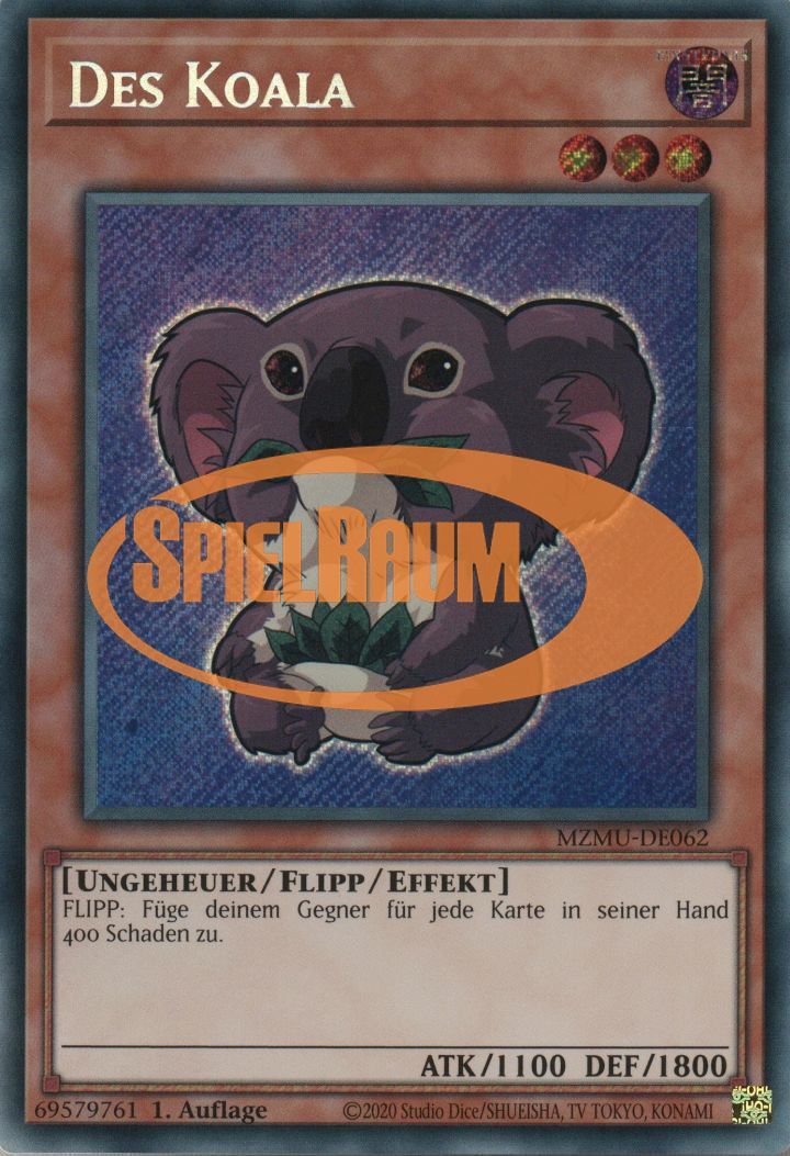 Des Koala Single: Yu-Gi-Oh! Maze of Muertos Einzelkarte