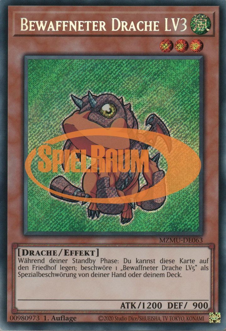 Armed Dragon LV3 Single: Yu-Gi-Oh! Maze of Muertos Einzelkarte
