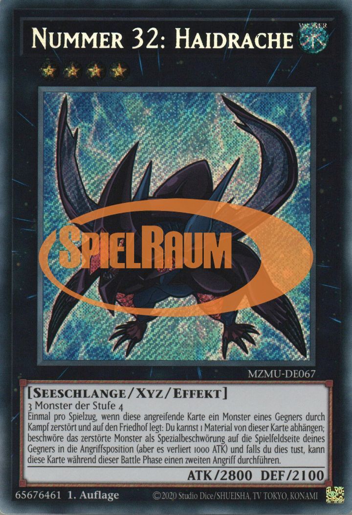 Number 32: Shark Drake Single: Yu-Gi-Oh! Maze of Muertos Einzelkarte
