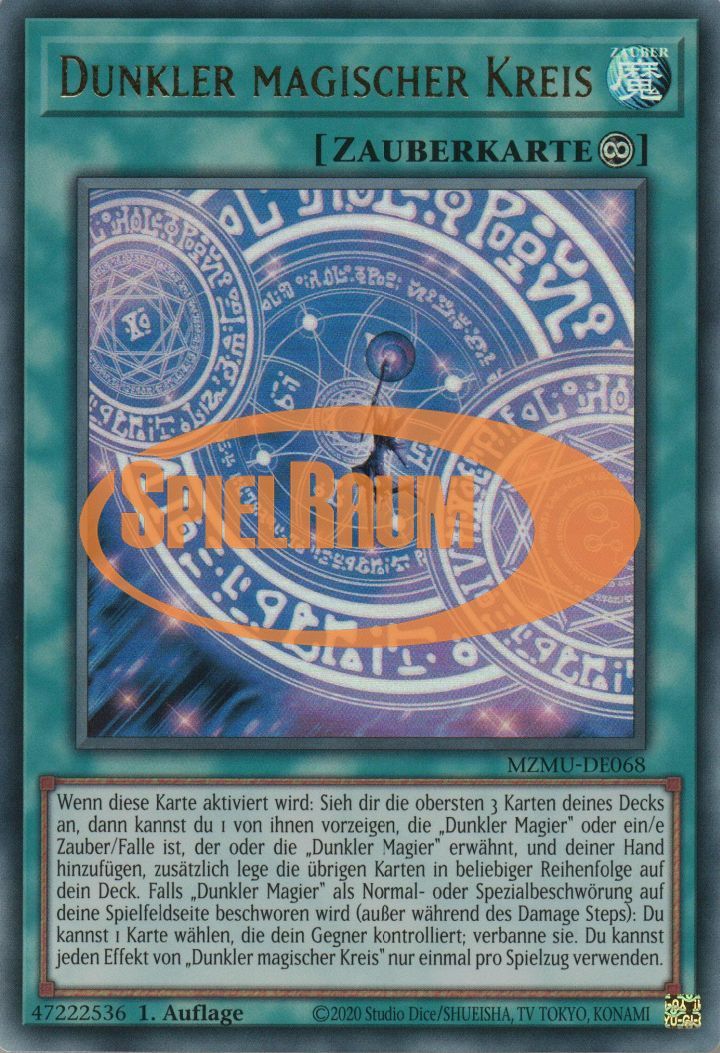 Dark Magical Circle Single: Yu-Gi-Oh! Maze of Muertos Einzelkarte