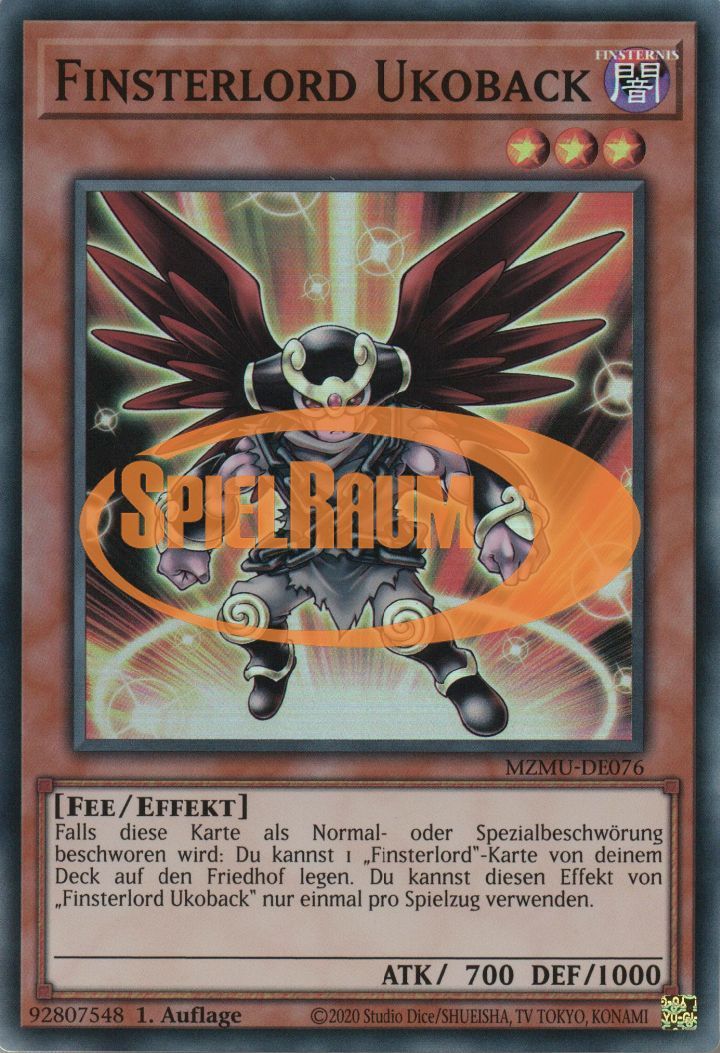 Darklord Ukoback Single: Yu-Gi-Oh! Maze of Muertos Einzelkarte