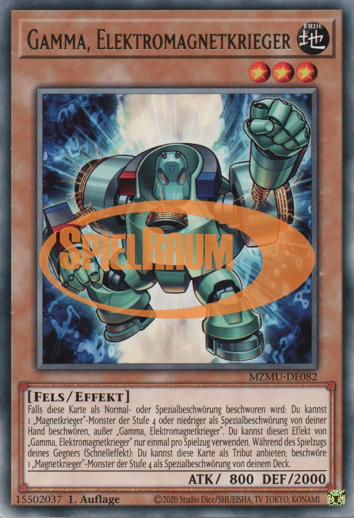 Gamma The Electromagnet Warrior