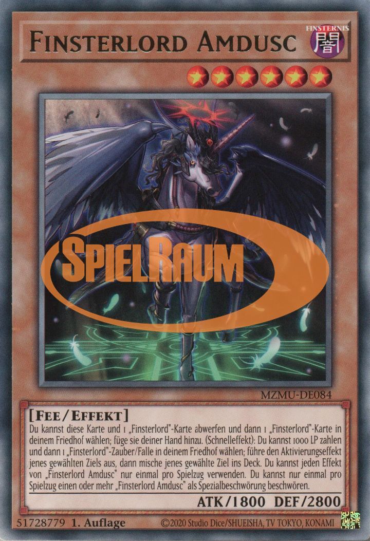 Darklord Amdusc Single: Yu-Gi-Oh! Maze of Muertos Einzelkarte
