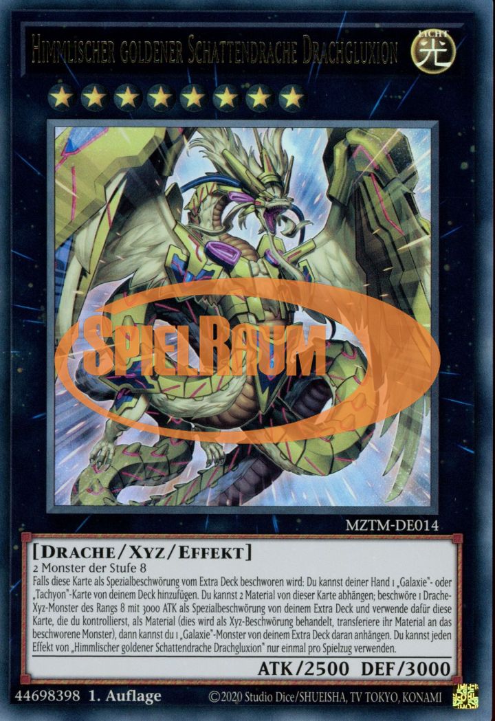Divine Golden Shadow Dragon Dragluxion