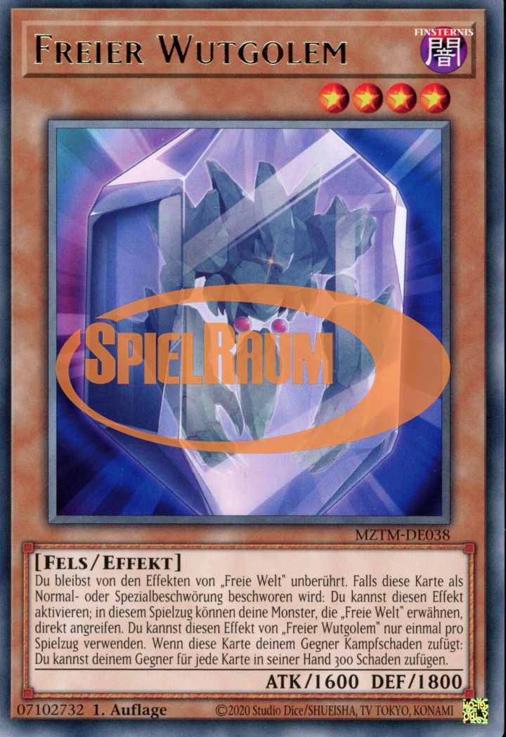 Clear Rage Golem