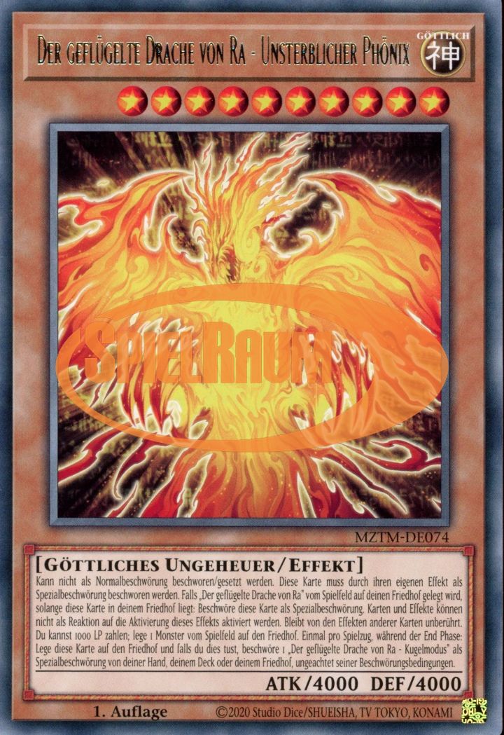The Winged Dragon of Ra - Immortal Phoenix
