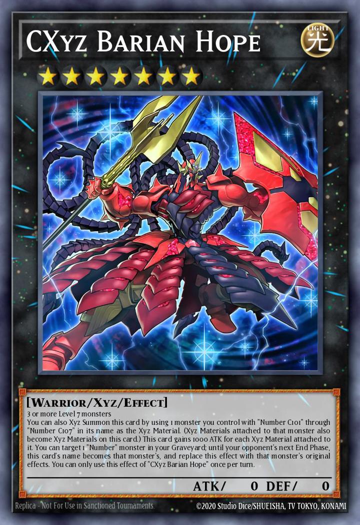 CXyz Barian Hope (V.2 - Super Rare)