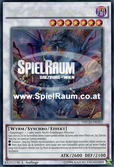 Yazi, Evil of the Yang Zing (V.1 - Secret Rare)