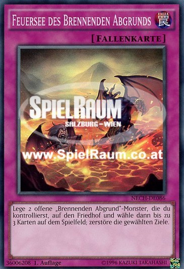 Fire Lake of the Burning Abyss (V.1 - Super Rare)