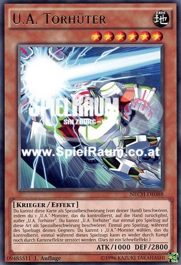 U.A. Goalkeeper Single: Yu-Gi-Oh! The New Challengers Einzelkarte