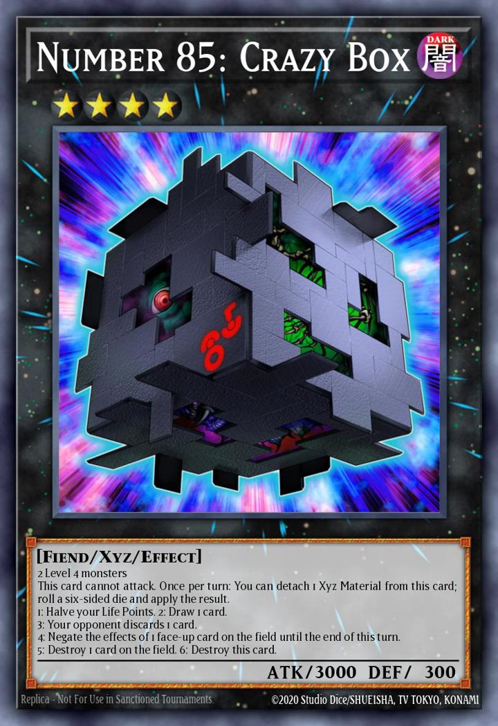 Number 85: Crazy Box Single: Yu-Gi-Oh! Number Hunters Einzelkarte