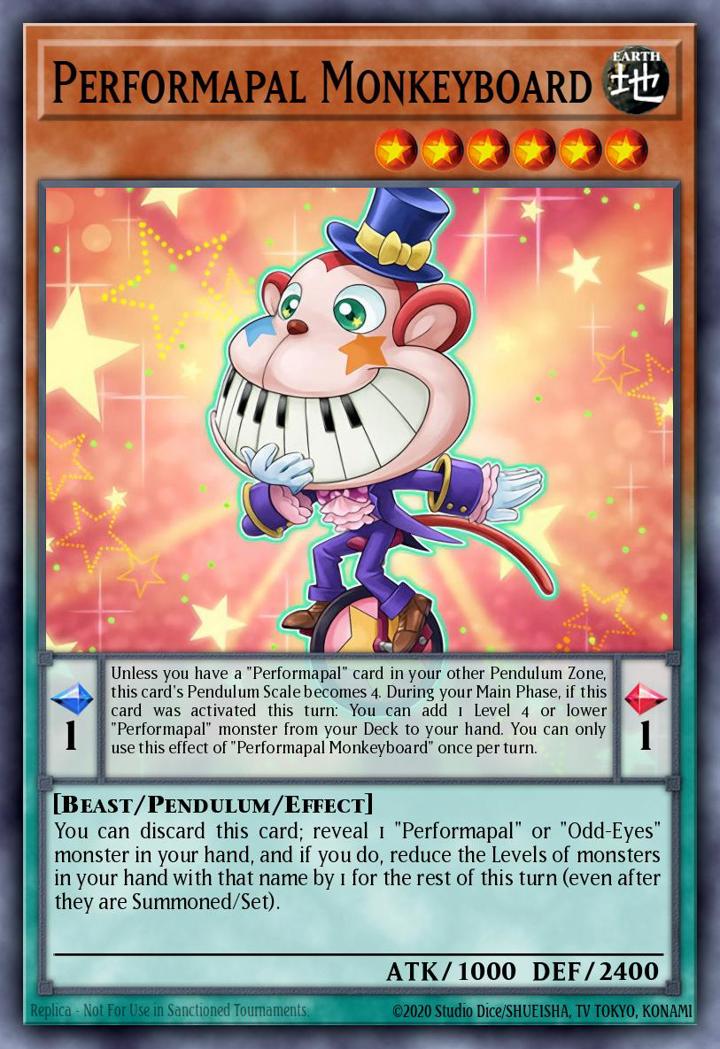 Performapal Monkeyboard Single: Yu-Gi-Oh! OTS Tournament Pack 1 Einzelkarte