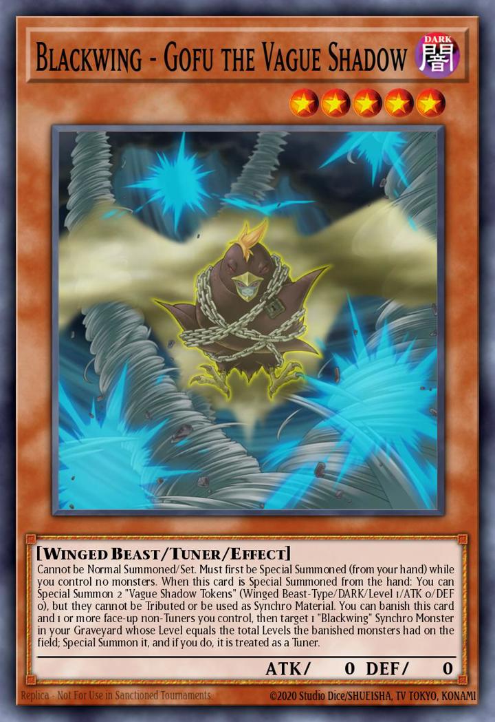 Blackwing - Gofu the Vague Shadow Single: Yu-Gi-Oh! OTS Tournament Pack 4 Einzelkarte