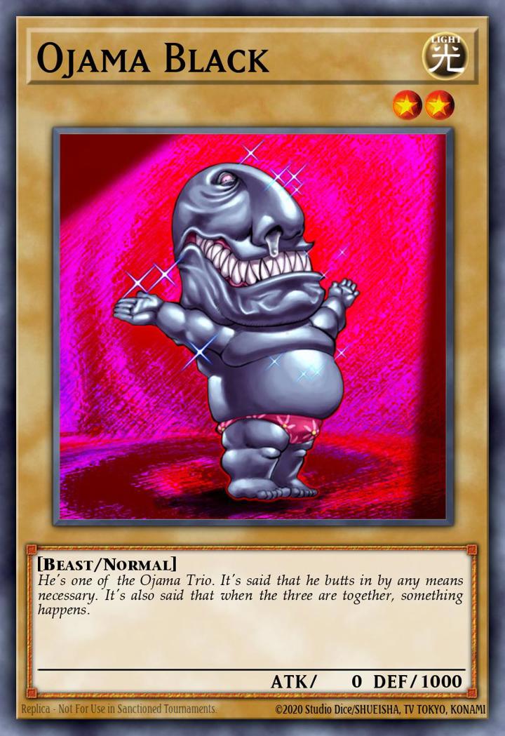 Ojama Black Single: Yu-Gi-Oh! OTS Tournament Pack 7 Einzelkarte