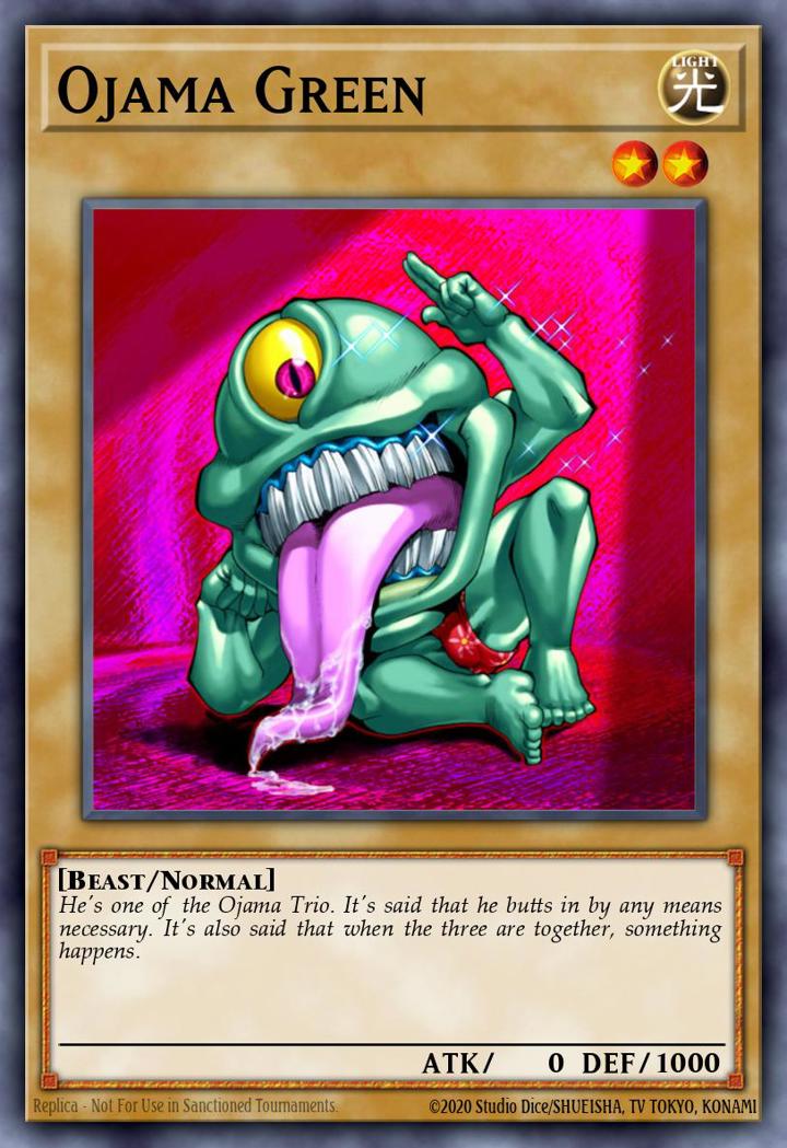 Ojama Green Single: Yu-Gi-Oh! OTS Tournament Pack 7 Einzelkarte