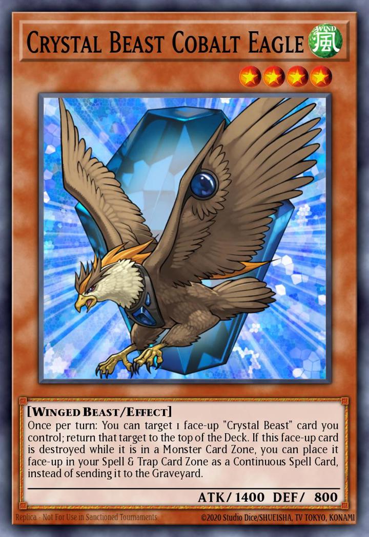 Crystal Beast Cobalt Eagle Single: Yu-Gi-Oh! OTS Tournament Pack 7 Einzelkarte