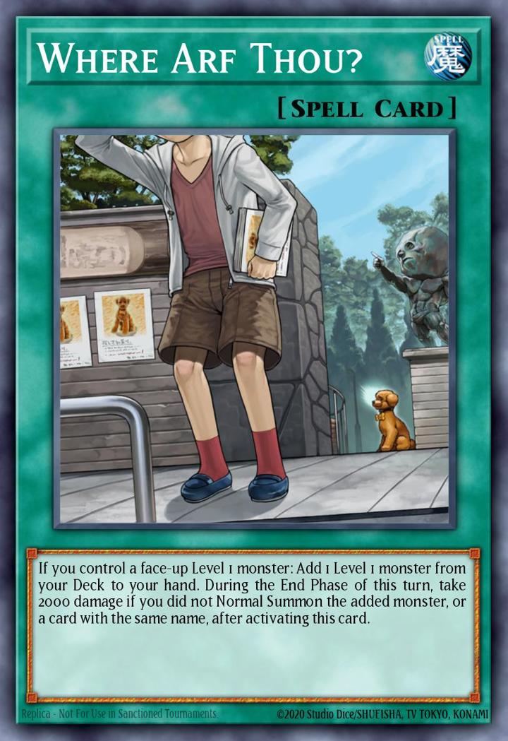 Where Arf Thou? Single: Yu-Gi-Oh! OTS Tournament Pack 13 Einzelkarte