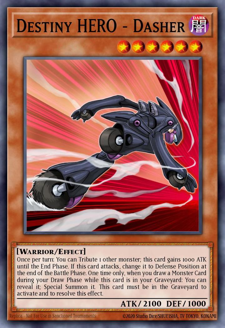 Destiny HERO - Dasher Single: Yu-Gi-Oh! OTS Tournament Pack 18 Einzelkarte