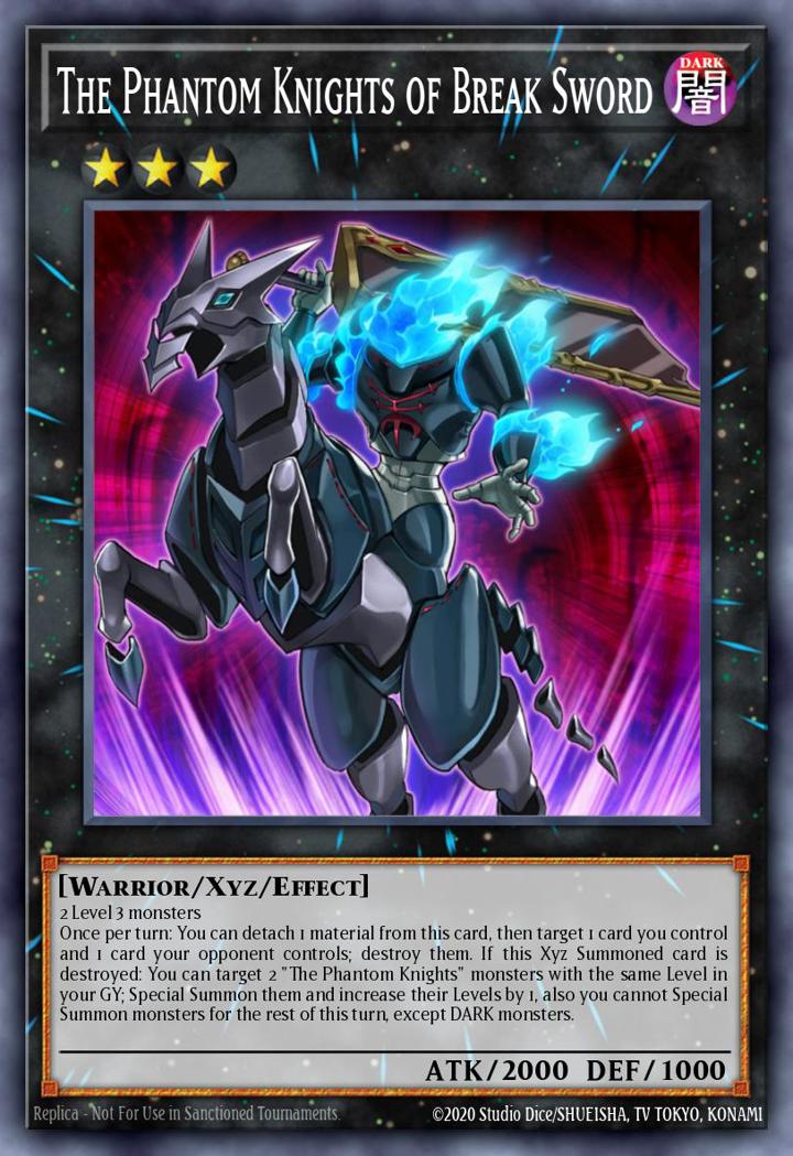 The Phantom Knights of Break Sword Single: Yu-Gi-Oh! OTS Tournament Pack 18 Einzelkarte