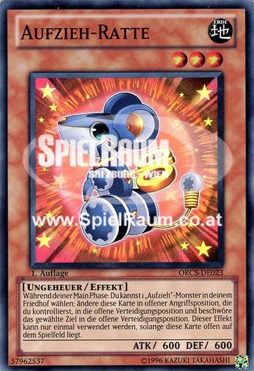 Wind-Up Rat Single: Yu-Gi-Oh! Order of Chaos Einzelkarte