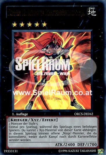 Number 12: Crimson Shadow Armor Ninja (V.1 - Ultra Rare)