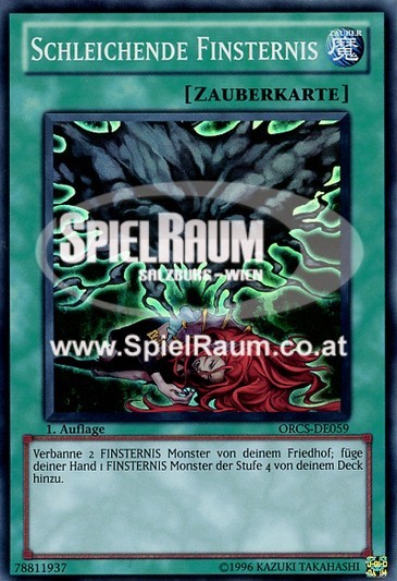 Creeping Darkness Single: Yu-Gi-Oh! Order of Chaos Einzelkarte